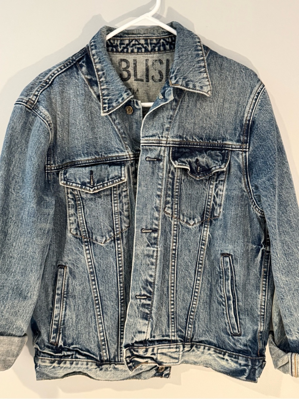GAP Men’s Light Blue Washed Denim Jacket
